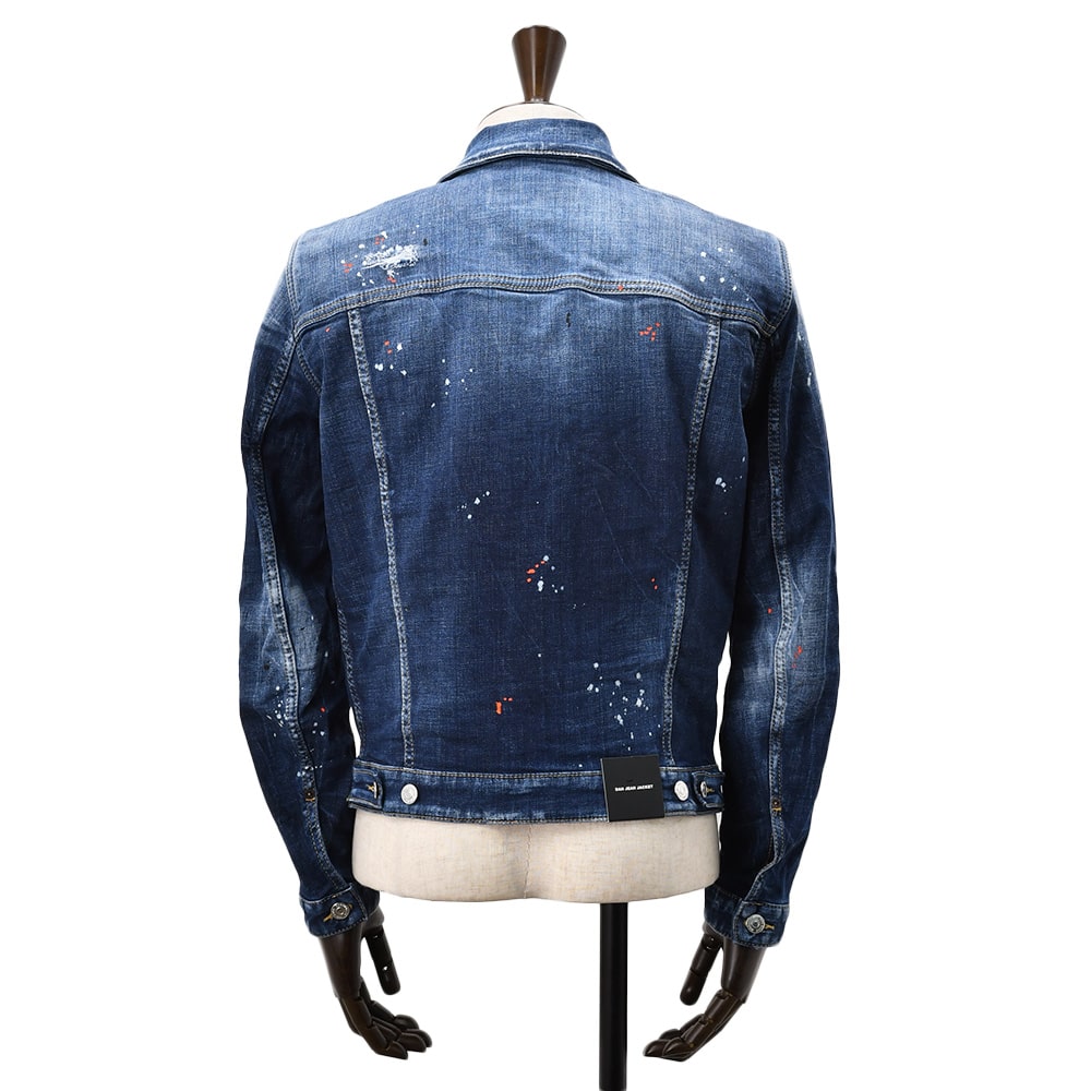 DSQUARED2 デニムジャケット ブルー DSQUARED2 ジップアップ デニムジャケット | ブルー | FARFETCH JP