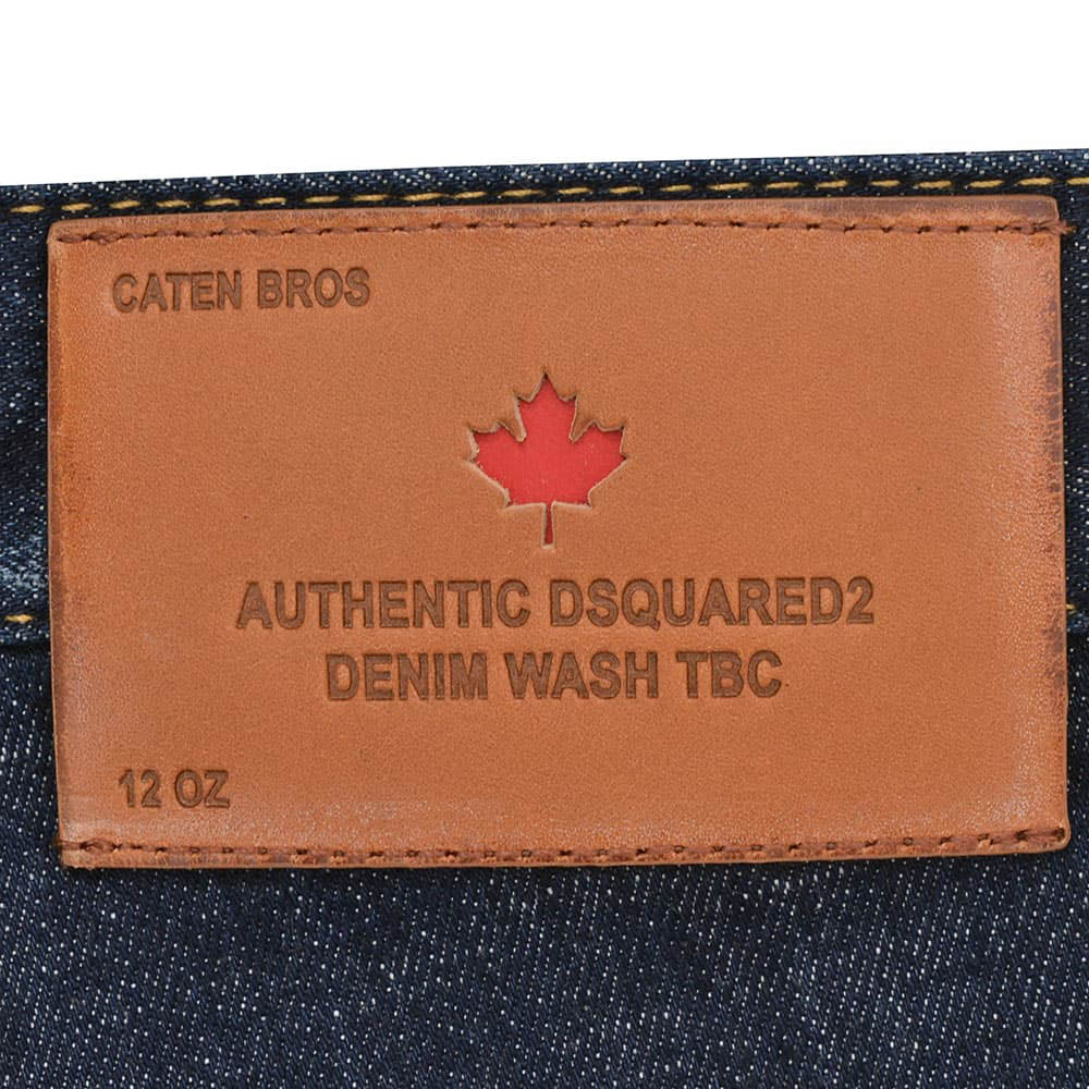 ディースクエアード DSQUARED2 スリムテーパードデニム メンズ コットンストレッチジーンズ SKATER JEAN スケータージーン インディゴウォッシュ 国内正規品の画像