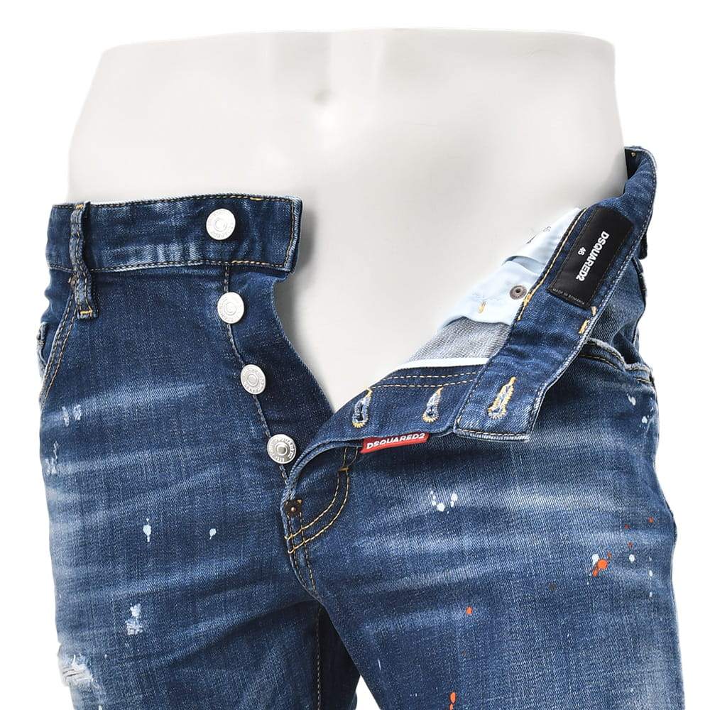 DSQUARED2（ディースクエアード） スリムテーパードデニム メンズ 