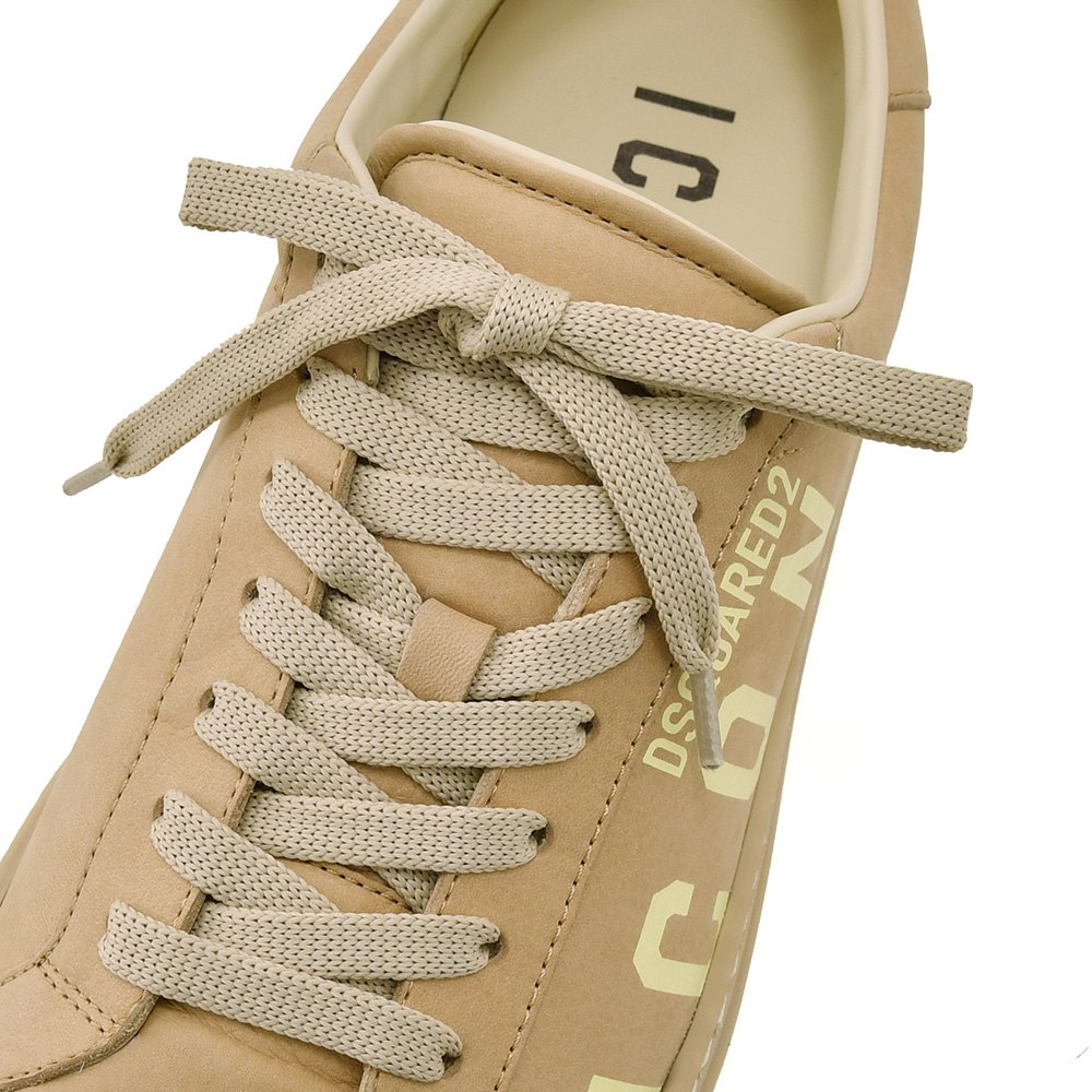 DSQUARED2 ロゴ レザー ローカットスニーカー DSQUARED2 ディースクエアード レザースニーカー メンズ
