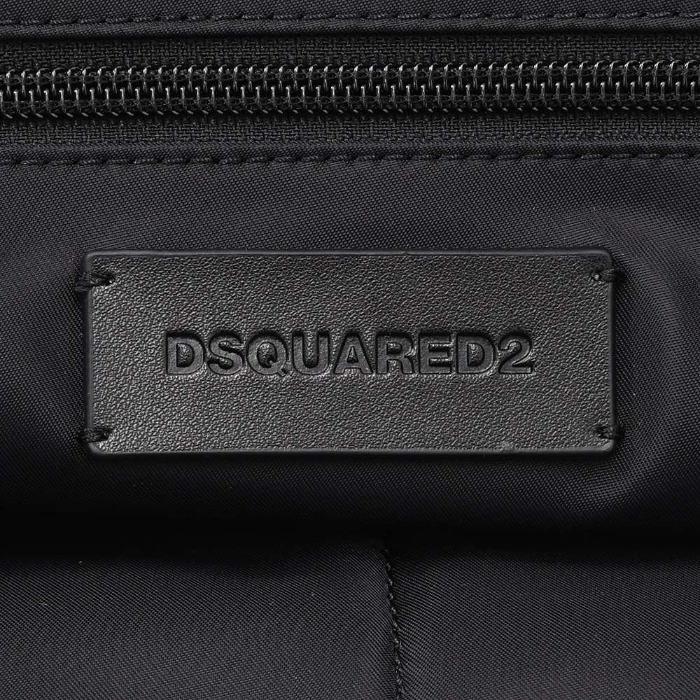 ディースクエアード DSQUARED2 トートバッグ 男女兼用 S82SPM0097 ナイロン ブラック 黒 レザーハンドル OBSESSED2 国内正規品の画像