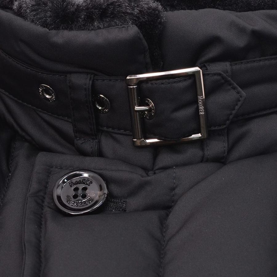 ムーレー MooRER ダウンジャケット メンズ SIRO-KM シーロ ポリエステル素材 ブラック ダブルブレスト ラムファー襟 国内正規品 でらでら 公式ブランド｜deradera｜11