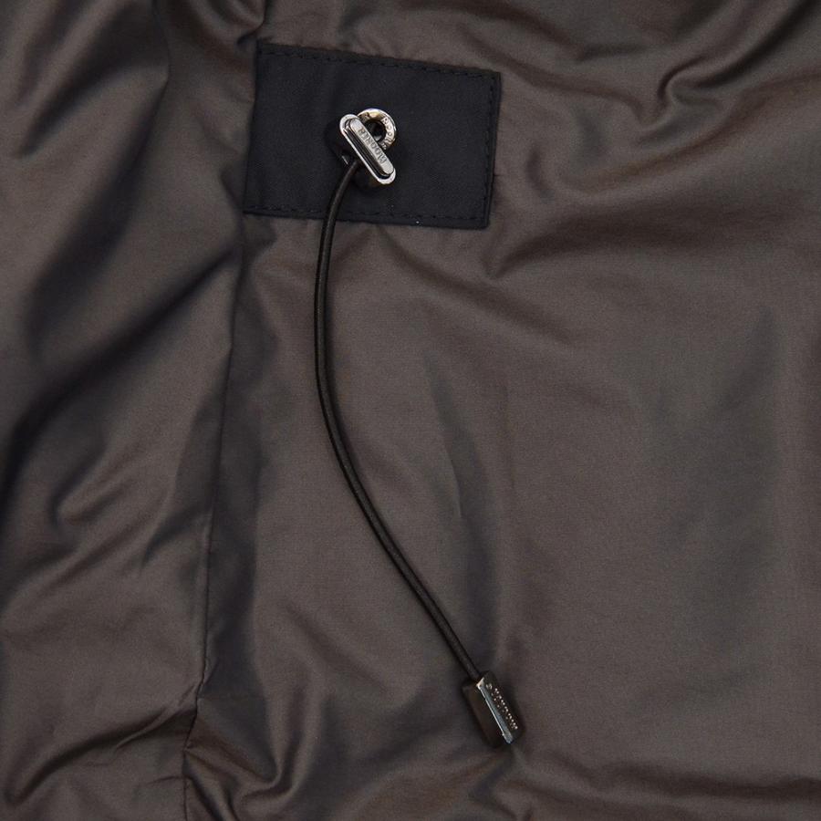 ムーレー MooRER ダウンジャケット メンズ SIRO-KM シーロ ポリエステル素材 ブラック ダブルブレスト ラムファー襟 国内正規品 でらでら 公式ブランド｜deradera｜14