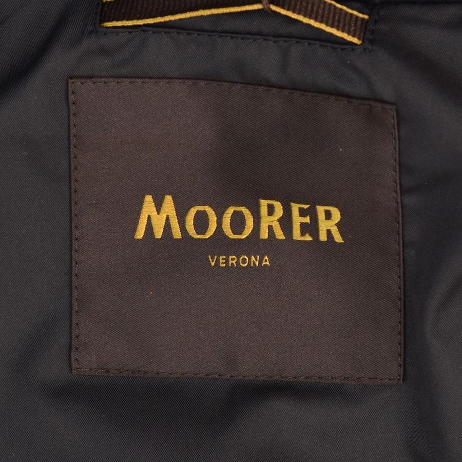 ムーレー MooRER ダウンジャケット メンズ SIRO-KM シーロ ポリエステル素材 ブラック ダブルブレスト ラムファー襟 国内正規品 でらでら 公式ブランド｜deradera｜16