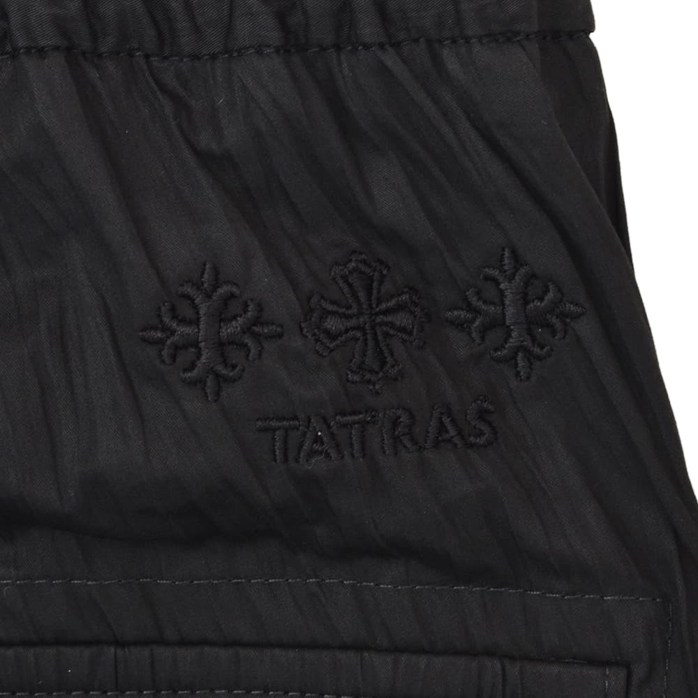 タトラス TATRAS イージーパンツ メンズ スキアトス SKIATHOS シワ加工コットンツイル ブラック 黒 ゴムシャーリング&ドローコード調節 国内正規品の画像