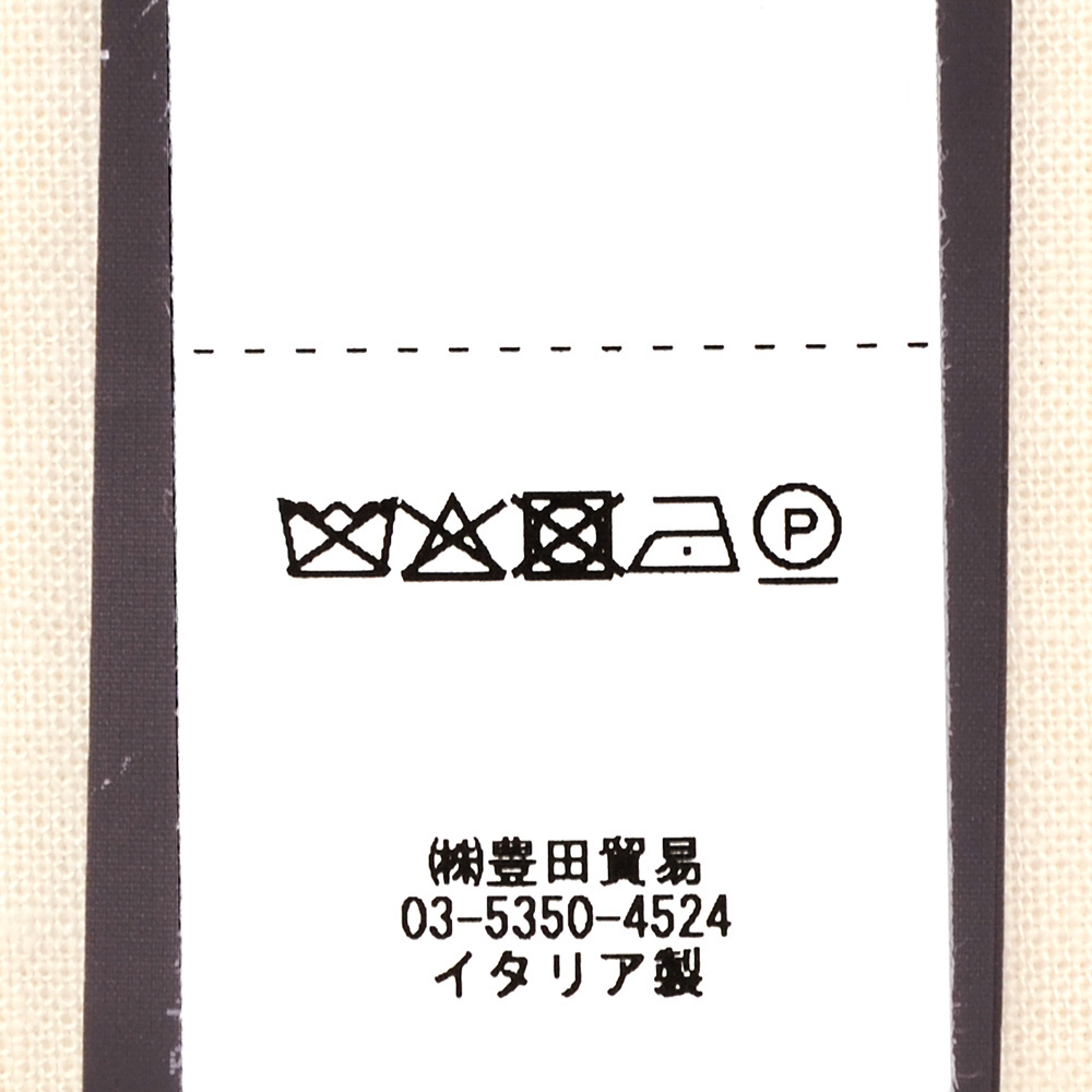 イーヴォ HEVO シャツアウター メンズ ワークブルゾン SPECCHIOLLA スペッキオッラ  リネンレーヨン アイボリー 白 リラックスフィット 国内正規品の画像