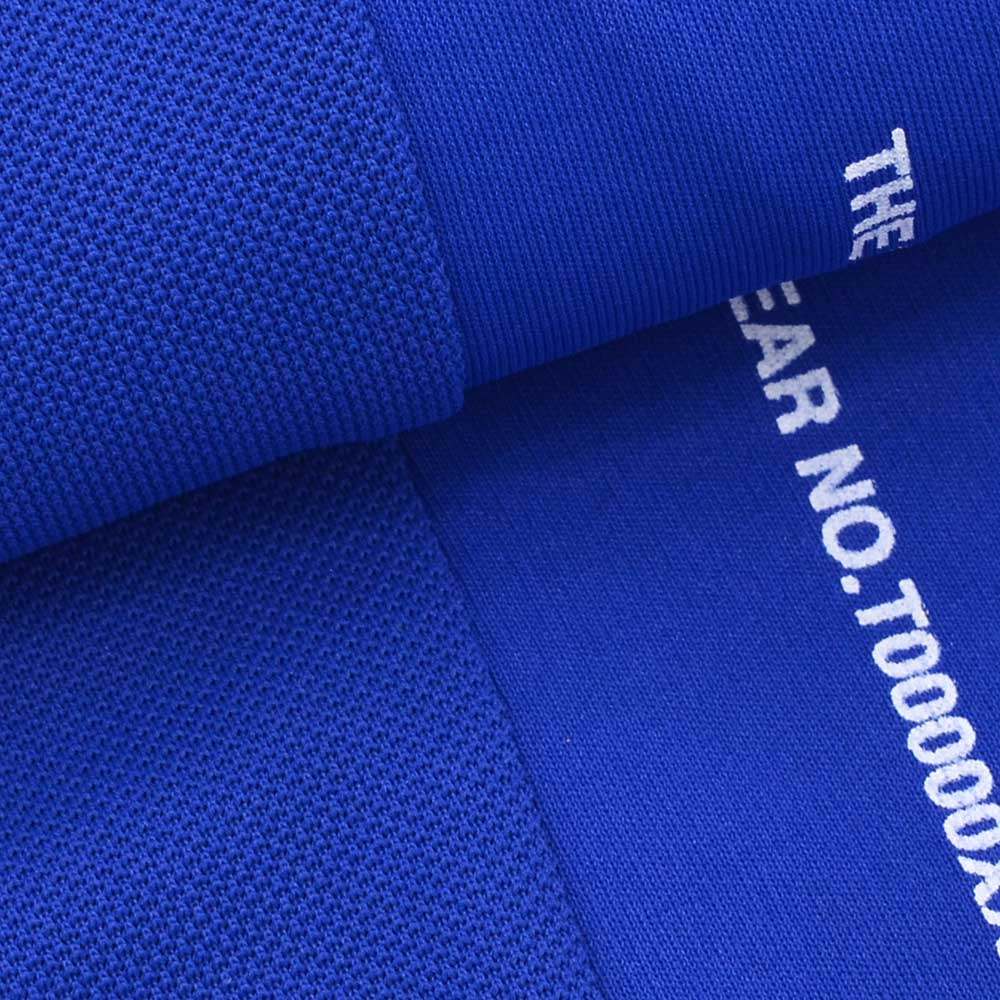 TFW49 ティーエフダブリューフォーティーナイン モックネックTシャツ メンズ ショートスリーブ 高機能生地 ブルー 青 メッシュ切替デザイン 国内正規品｜deradera｜04