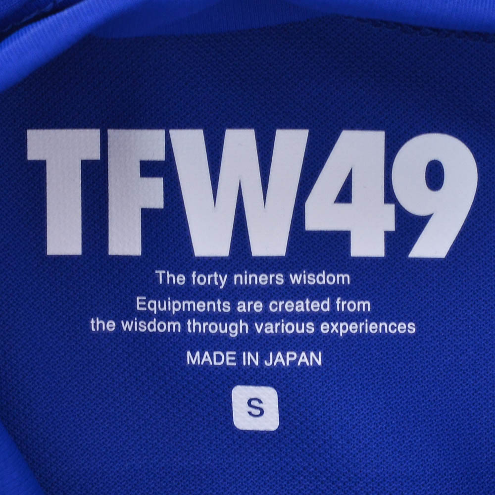 TFW49 ティーエフダブリューフォーティーナイン モックネックTシャツ メンズ ショートスリーブ 高機能生地 ブルー 青 メッシュ切替デザイン 国内正規品｜deradera｜08
