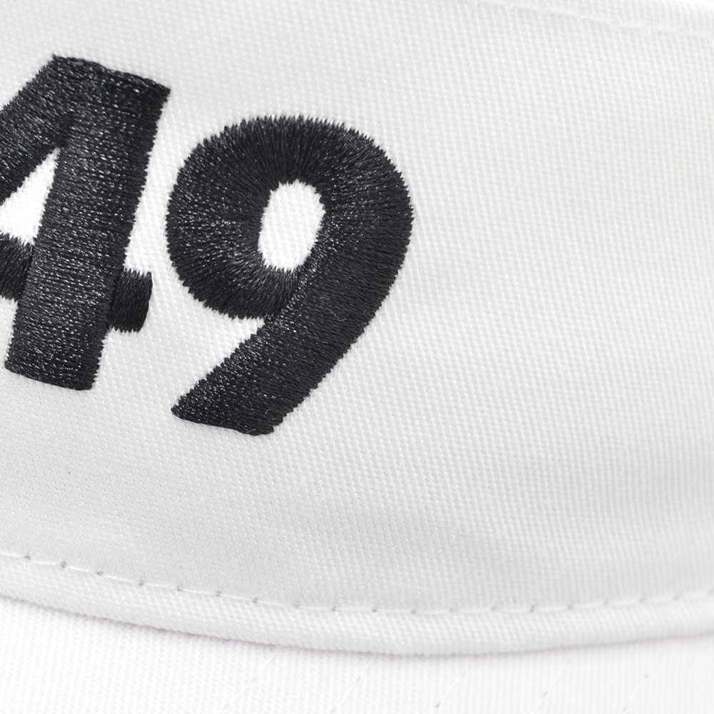 TFW49 ティーエフダブリューフォーティーナイン サンバイザー メンズ 刺繍ロゴ アジャスター調節可能 ポリコットン ホワイト 国内正規品 でらでら 公式ブランド｜deradera｜04