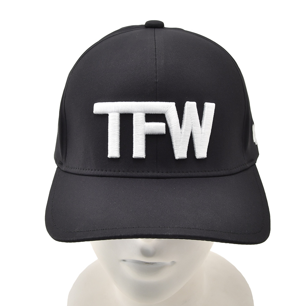 TFW49 ティーエフダブリューフォーティーナイン ベースボールキャップ メンズ 6パネル 刺繍ロゴ アジャスター調節可能 ブラック ゴルフ 国内正規品｜deradera｜03