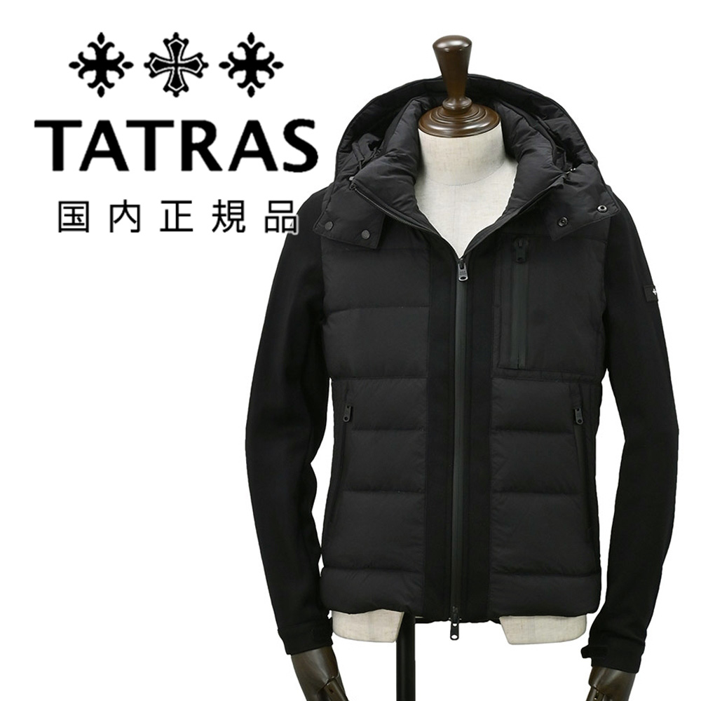 【未使用級】 23年 タトラス TARO ハイブリッドダウン ブラック 03 L タトラス TATRAS ダウンジャケット メンズ ハイブリッドダウン タロ