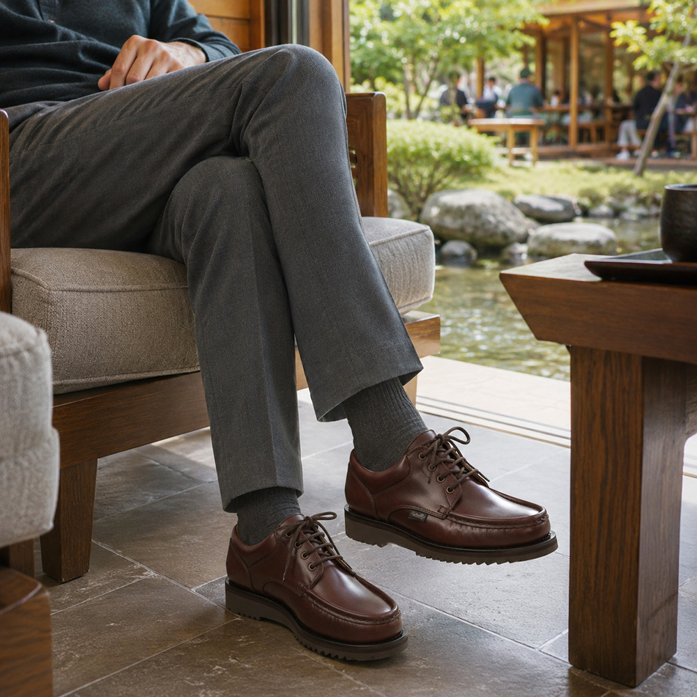 パラブーツ PARABOOT モカシン メンズ THIERS ティエール Uチップ