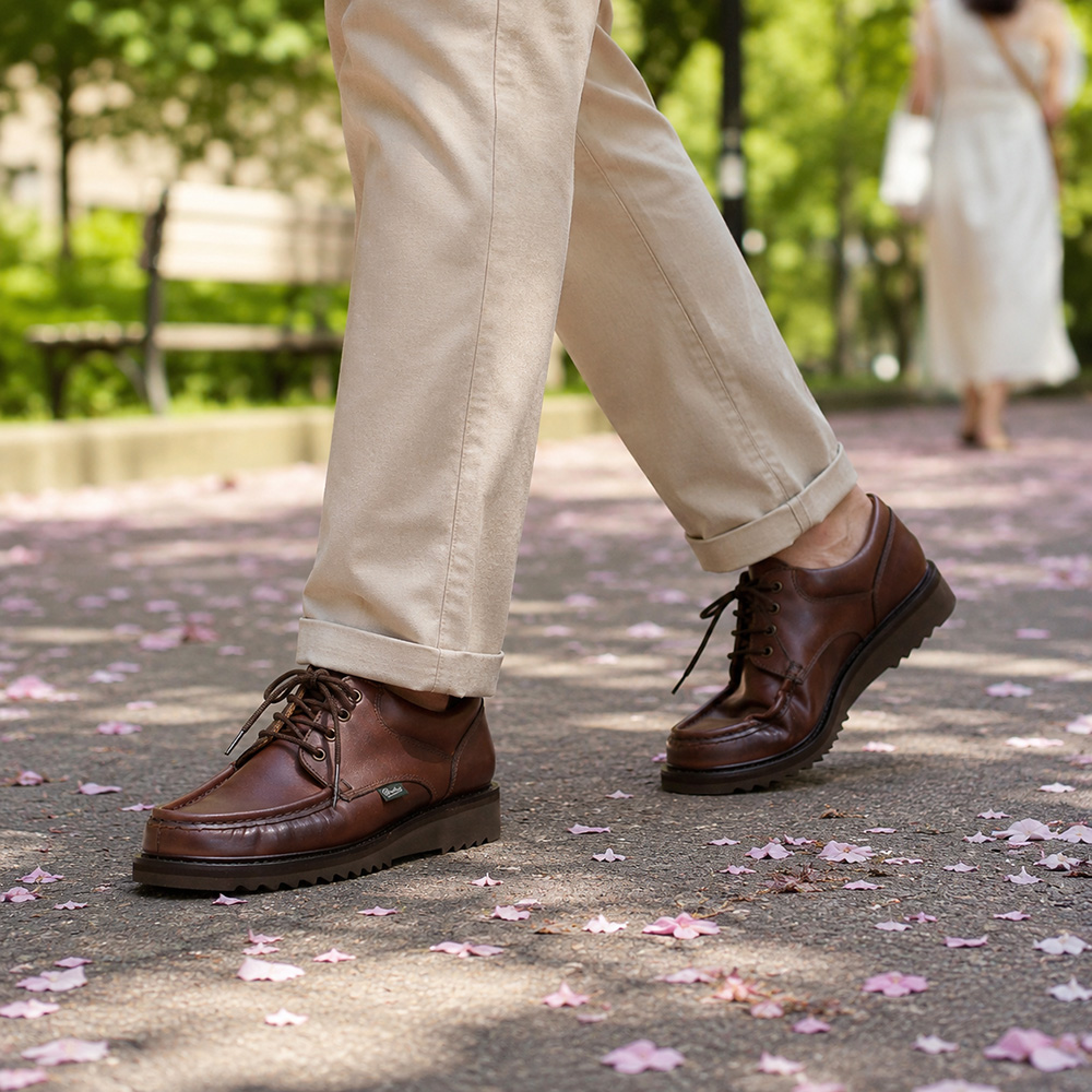 パラブーツ PARABOOT モカシン メンズ THIERS ティエール Uチップ