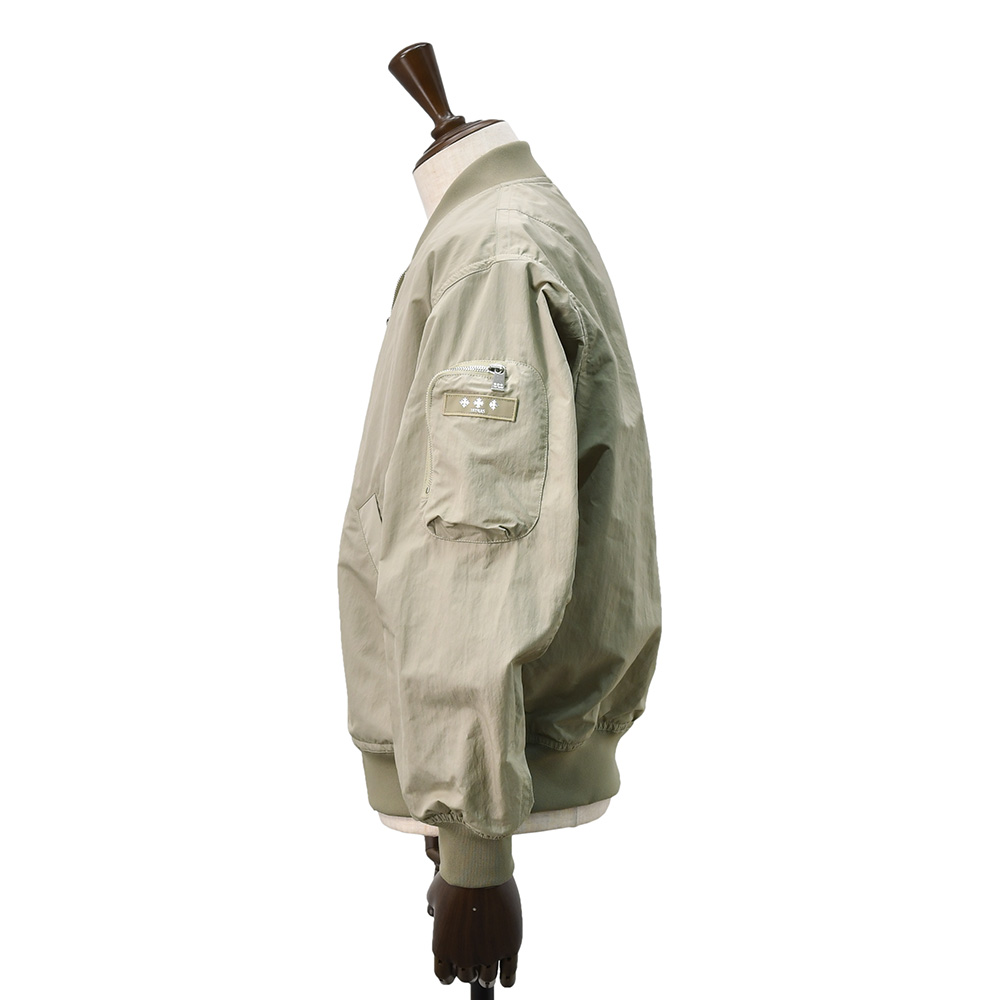 美品 TATRAS タトラス ブルゾン ベージュ サイズ01 M 正規カード付 タトラス TATRAS MA-1型ブルゾン メンズ トモリ TOMORI フライト