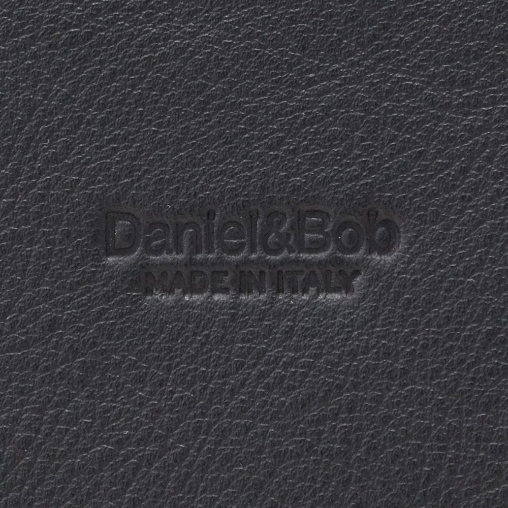 ダニエル&ボブ Daniel&Bob トートバッグ 男女兼用 スムースレザーバッグ スプーニャ SPUGNA ダニボブ ブラック 黒 2室構造 国内正規品の画像