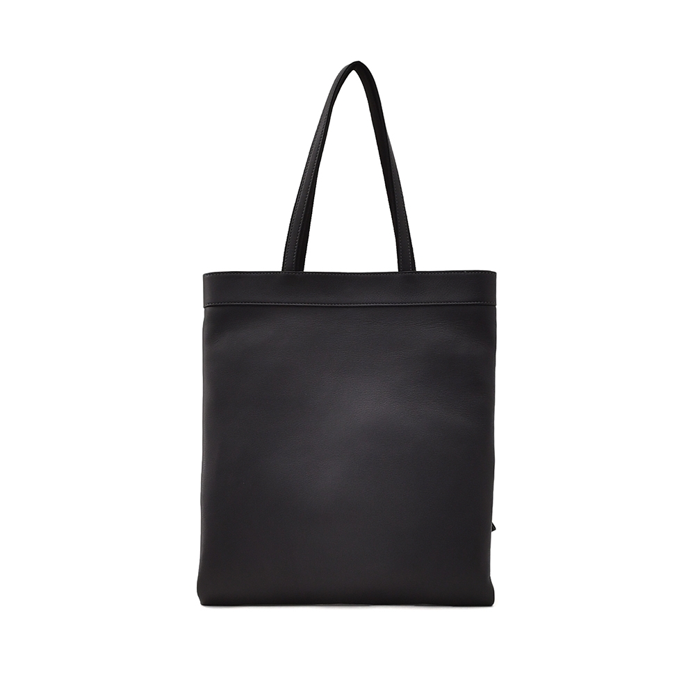 ダニエル&ボブ Daniel&Bob トートバッグ 男女兼用 スムースレザーバッグ スプーニャ SPUGNA ダニボブ ブラック 黒 2室構造 国内正規品の画像