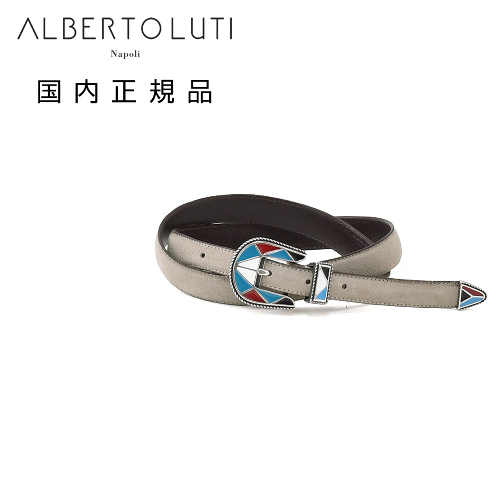 アルベルト ルティ ALBERTO LUTI レザーベルト メンズ プンターレ