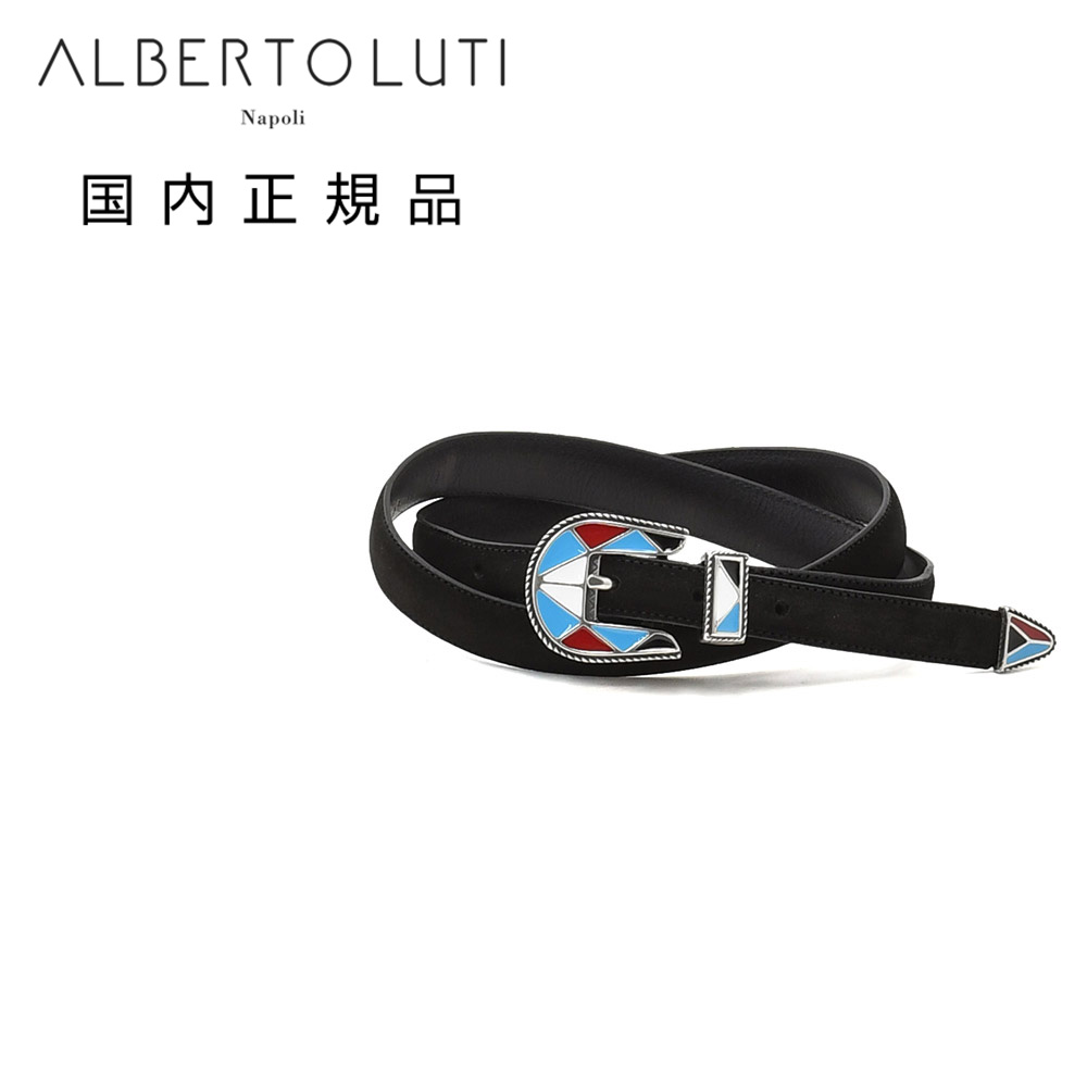 アルベルト ルティ ALBERTO LUTI レザーベルト メンズ プンターレ