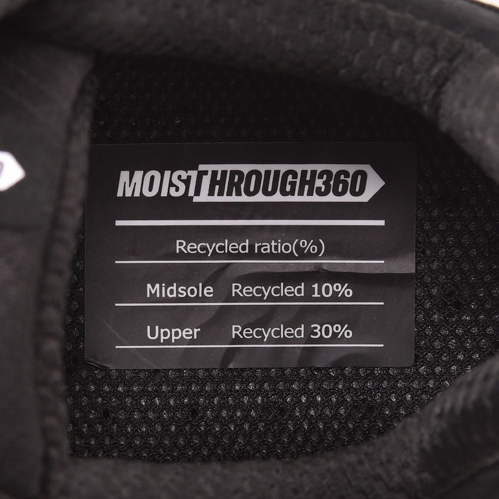 モイスルー360 MOISTHROUGH360 防水スニーカー メンズ VENTIRIS ヴェンティリス リサイクルメッシュブラック 黒 通気防水機能 でらでら 公式ブランド |  | 10