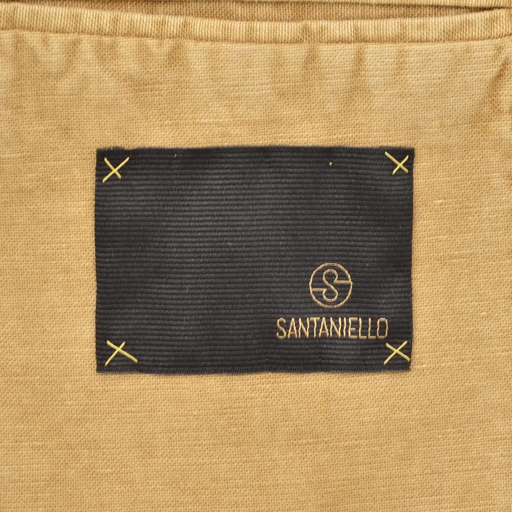 サンタニエッロ SANTANIELLO シングルスーツ メンズ セットアップ コットンリネン 綿麻 vl797 サンドベージュ 2Bジャケット×1プリーツスラックス 国内正規品の画像