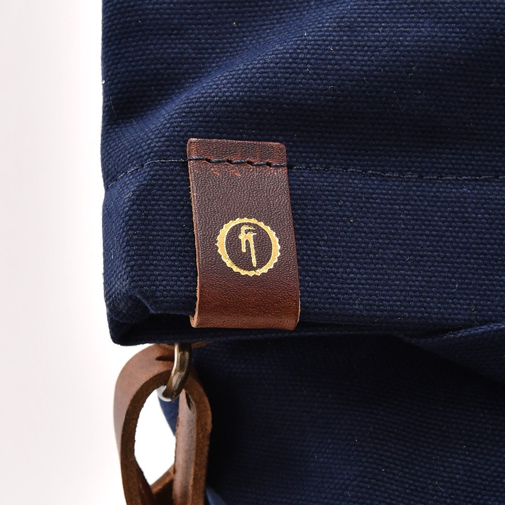ブルー ドゥ シャフ Bleu de chauffe バックパック メンズ WOODY S 25l ウッディ コットンキャンバス ネイビーブルー Sサイズ 国内正規品 でらでら 公式ブランドの画像