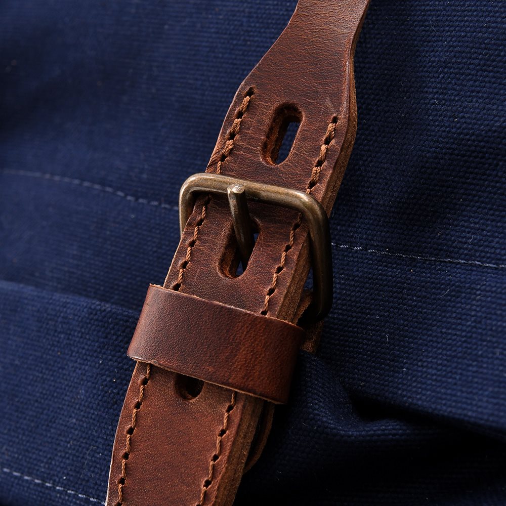 ブルー ドゥ シャフ Bleu de chauffe バックパック メンズ WOODY S 25l ウッディ コットンキャンバス ネイビーブルー Sサイズ 国内正規品 でらでら 公式ブランドの画像