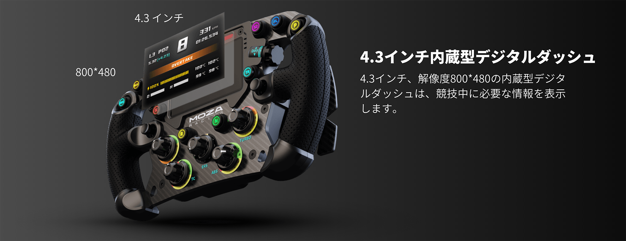 Moza Racing FSR フォーミュラホイール 国内正規品 : moza-fsr