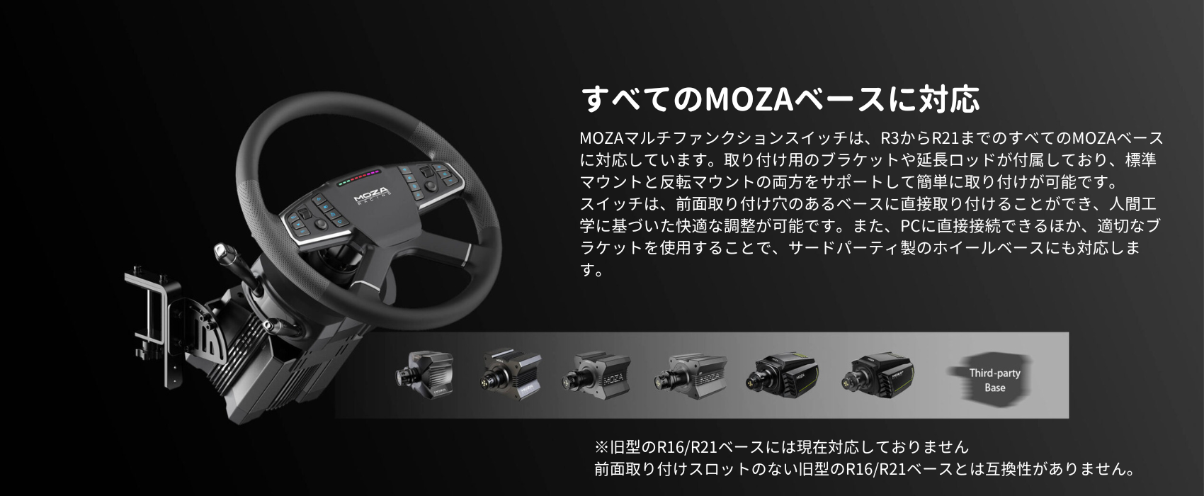 MOZA RACING MOZA Multi-function Stalks ウィンカー ワイパースイッチ