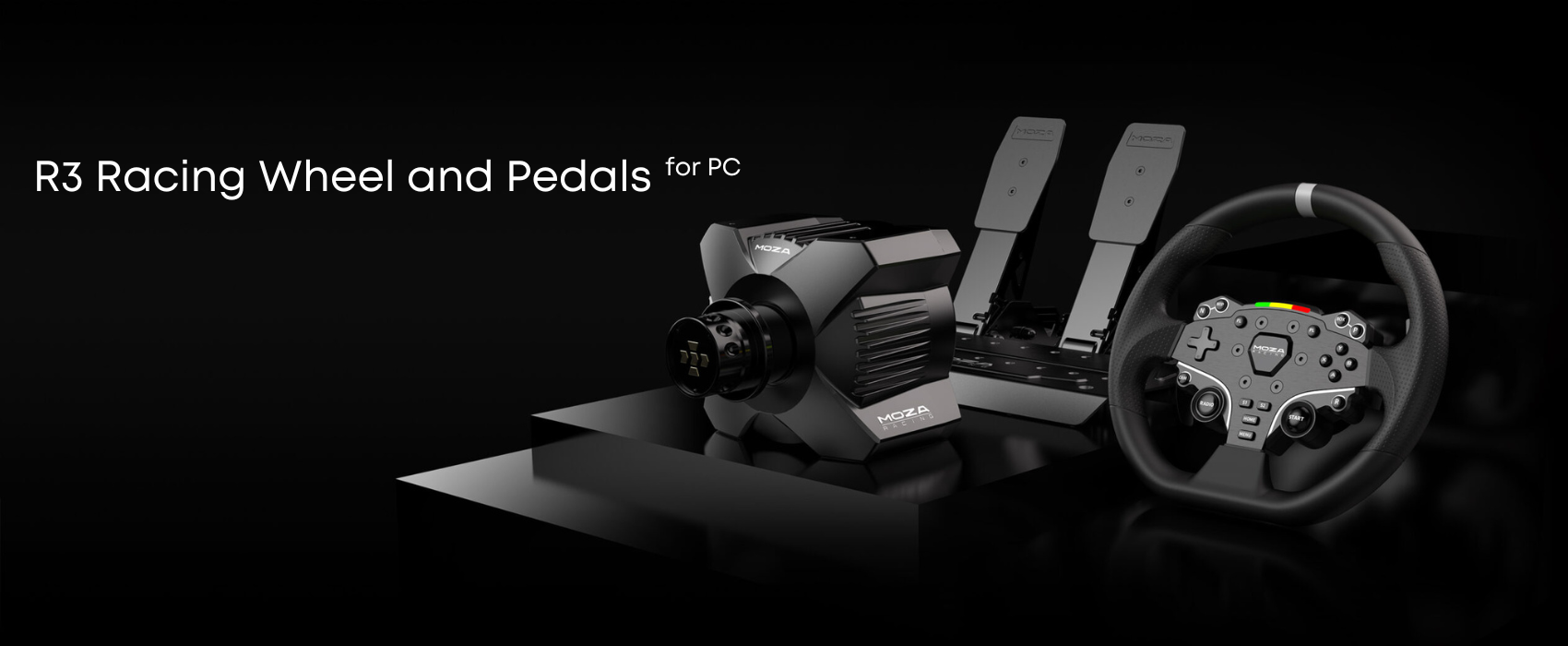 MOZA RACING MOZA R3 ダイレクトドライブ 3.9Nm PCのみ対応 ハンコン