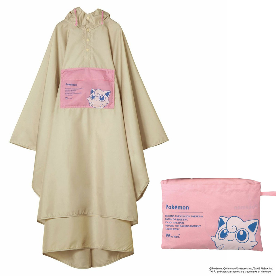 Wpc. レインポンチョ ポケモン ピカチュウ メタモン カビゴン プリン 冒険のパートナー レディース メンズ |  | 01