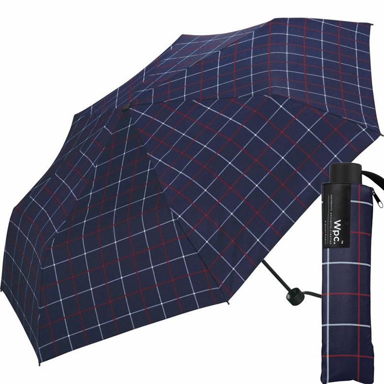 WPC 折りたたみ傘 晴雨兼用 耐風 大きめ UNISEX WIND RESISTANCE FOLDING 109cm メンズ レディース グラスファイバー UVカット | Wpc. | 01