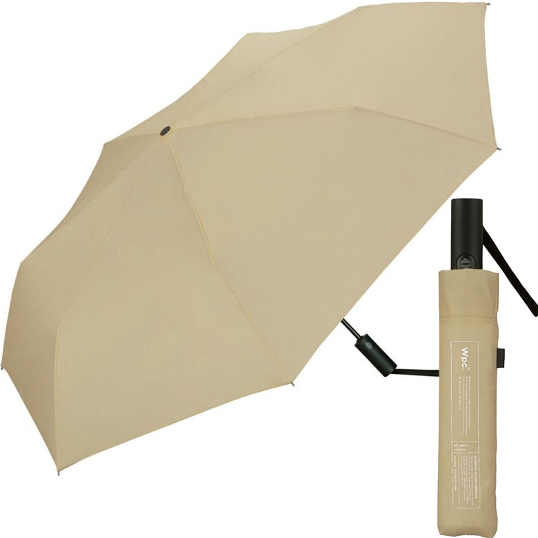 Wpc. 折りたたみ雨傘 自動開閉 晴雨兼用 UNISEX AUTOMATIC FOLD メンズ レディース ユニセックス ワンタッチ 大きめ 撥水 直径106cm | Wpc. | 01