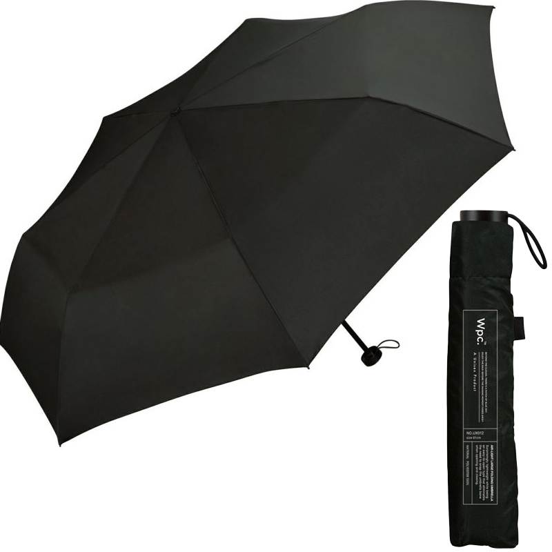 Wpc. 折りたたみ傘 大きめ105cm 軽量 ユニセックス メンズ　カーボンファイバー 晴雨兼用 ...