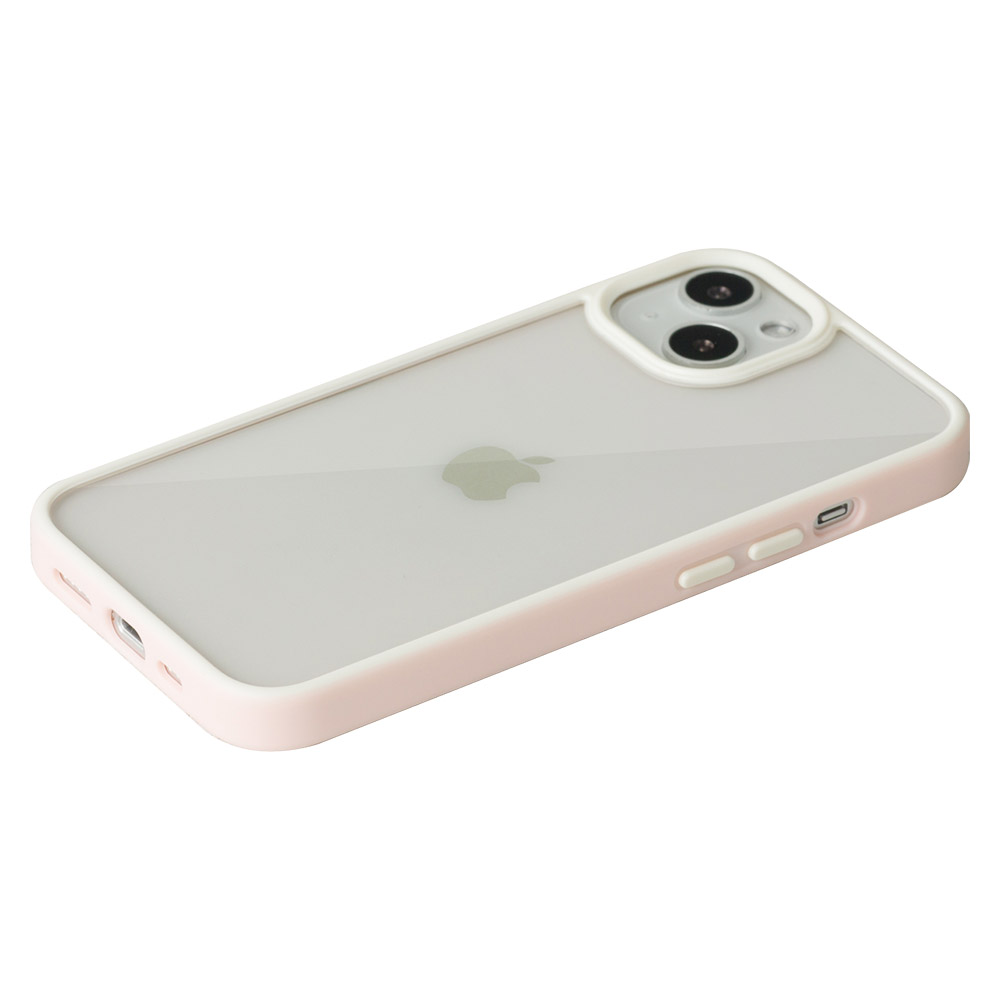 iPhone14 ケース クリア iPhone13 ケース iPhone おしゃれ 韓国 ケース かわいい 可愛い アイフォン 13 ケース 透明 ペールカラー 耐衝撃 「アイフィール」｜designmobile｜03