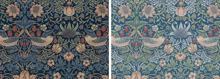 川島織物セルコン デザインポート - いちご泥棒｜Yahoo!ショッピング