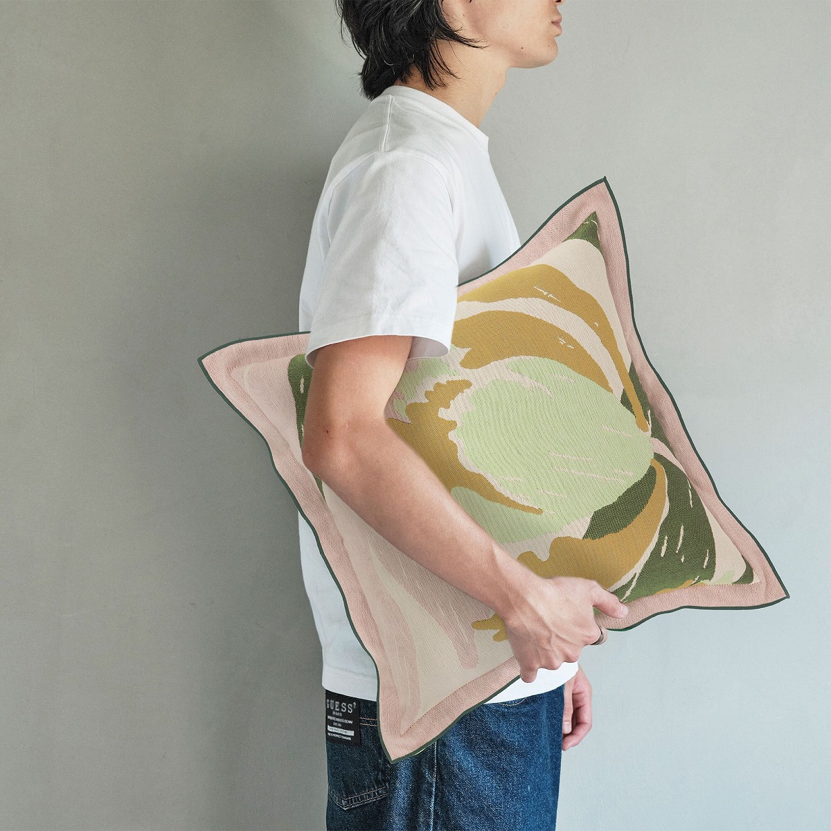 クッションカバー　川島織物セルコン 2枚セット　新品未使用品　45×45 川島織物セルコン 背当クッションカバー（カバー・中材セット）45×45cm