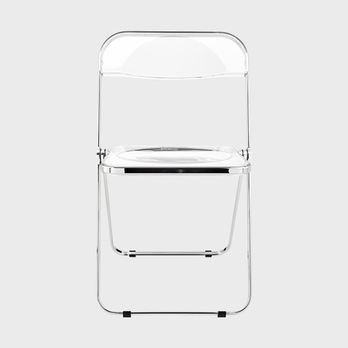 プリアチェア Plia クロームフレーム 椅子 折りたたみ パイプ椅子