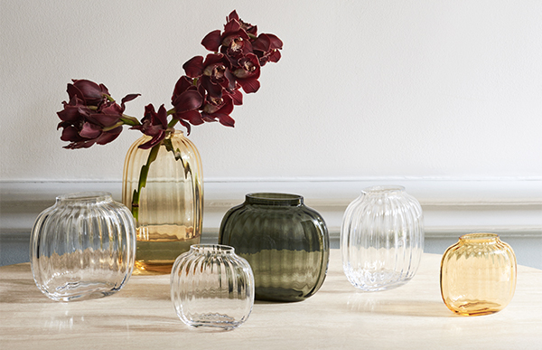 HOLMEGAARD ホルムガード プリムラ 17.5cm オーバル クリア 花瓶