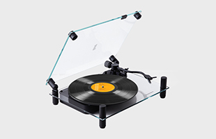 TRANSPARENT TURNTABLE トランスペアレント ターンテーブル [ レコード 回転台 レコードプレイヤー スピーカー bluetooth 高音質 ブルートゥース おしゃれ 電動 bluetooth セット ]