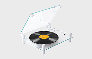 TTRANSPARENT TURNTABLE トランスペアレント ターンテーブル [ レコード 回転台 レコードプレイヤー スピーカー bluetooth 高音質 ブルートゥース おしゃれ 電動 bluetooth セット ]