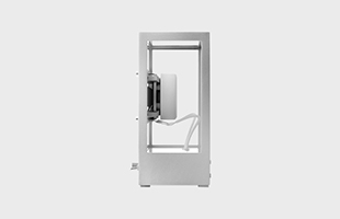 SMALL TRANSPARENT SPEAKER METAL 横から見た時のイメージ