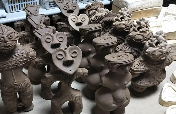 縄文土偶 遮光器土偶 Lサイズ 爆買 : designshop - 通販 - Yahoo