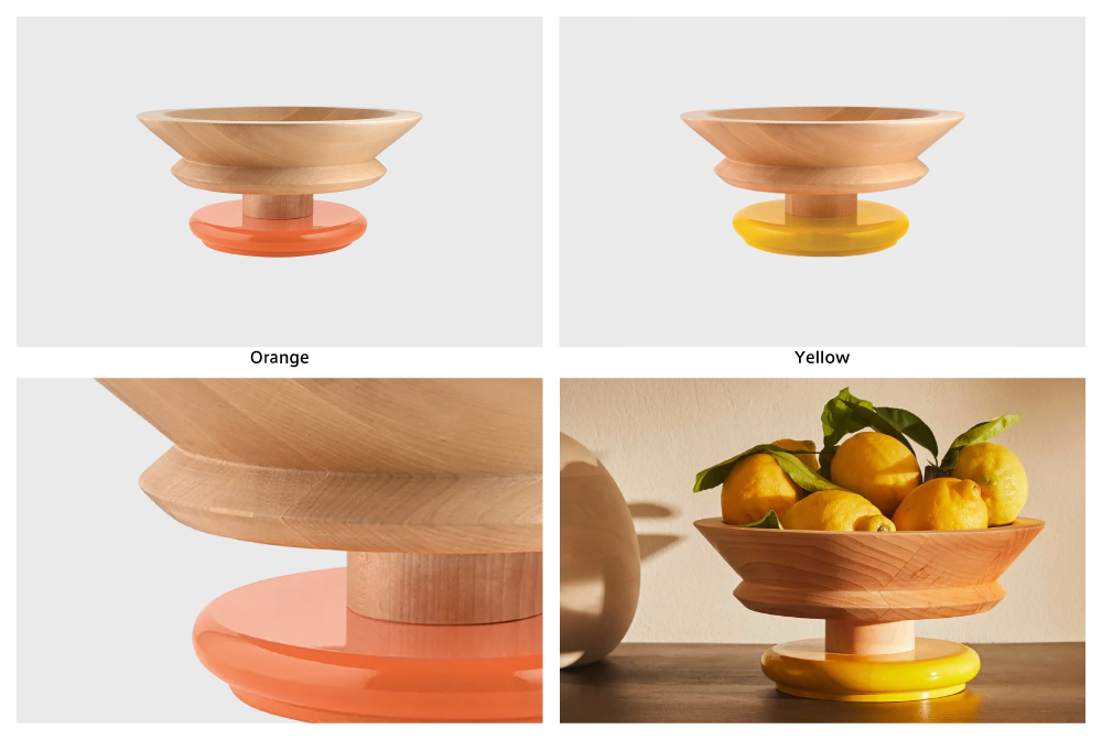 ALESSI（アレッシィ） センターピース 木製 ボウル 器 TWERGI
