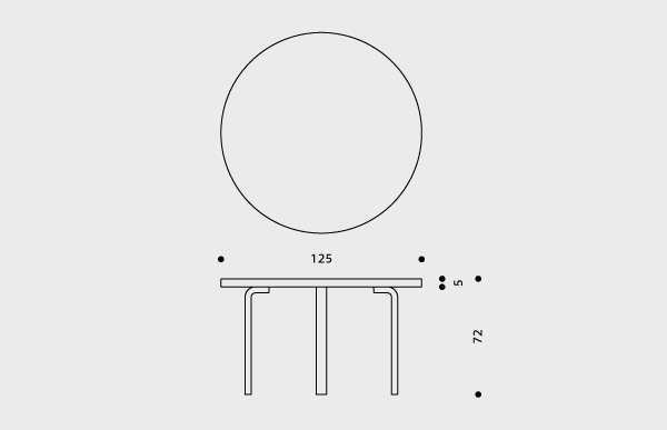 artek（アルテック） 正規品 91 バーチ ダイニングテーブル 4人