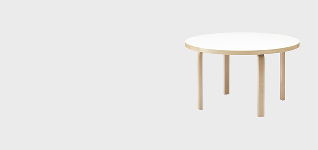 artek（アルテック） 91 白 ホワイト ダイニングテーブル 4人 アアルト