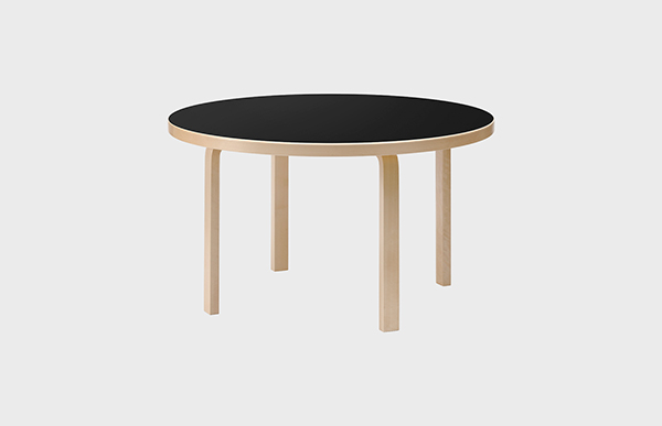 artek（アルテック） 正規品 91 黒 ブラック ダイニングテーブル 4人