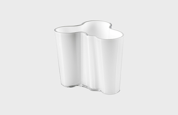 花瓶 イッタラ アアルト ベース ホワイト S 95ｍm iittala Alvar Aalto 