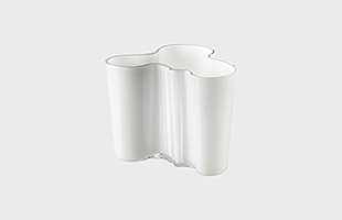 iittala（イッタラ） 花瓶 アアルト ベース ホワイト M 120mm iittala