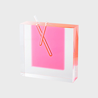 倉俣史朗 フラワーベース シングル 花瓶 ケース付 オブジェ アート モダン 倉俣史郎 花瓶 フラワーベース アクリル ダブル アート デザイナーズ