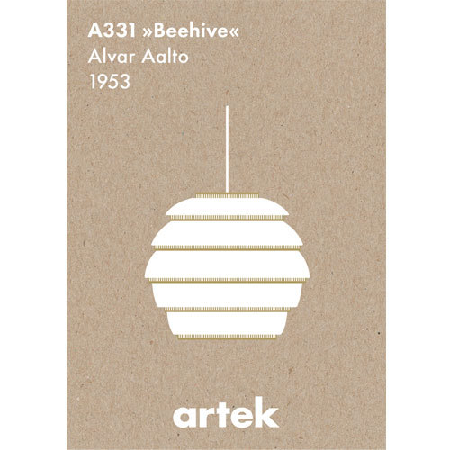 artek（アルテック） ポスター 60スツール モノクロ 50×70cm ポスター